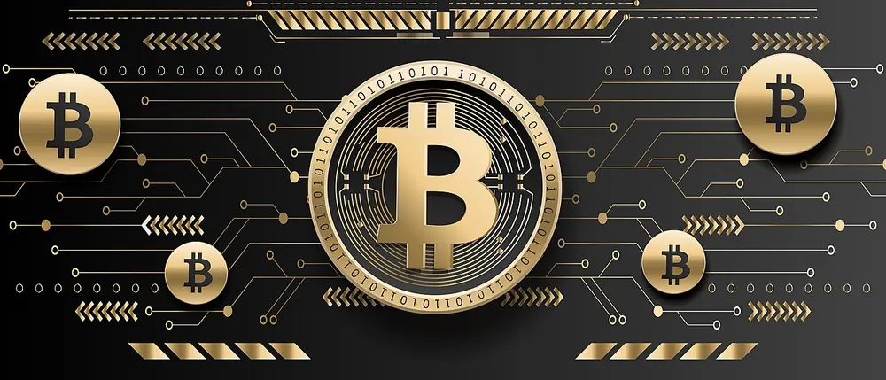 gold bitcoin coin