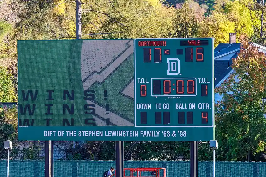 Stadium scoreboard - image credits
