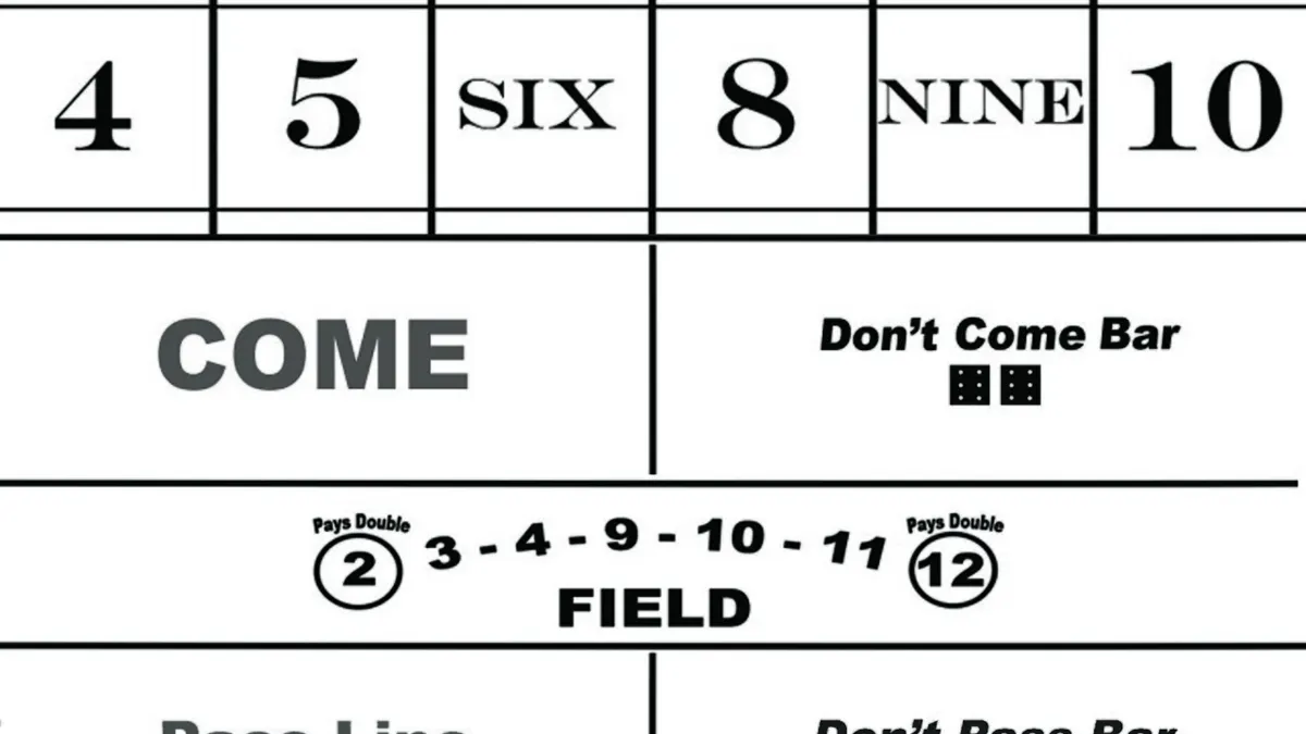 how to bet on craps table - craps table and dice