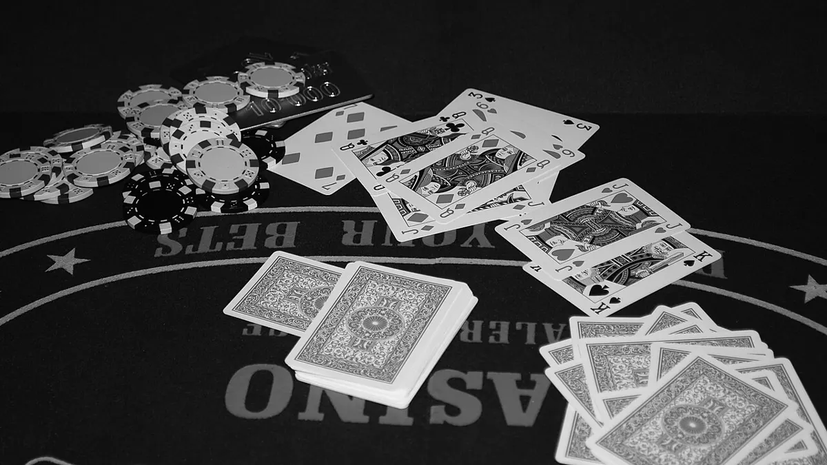 Poker cards and chips - crypto poker ghana